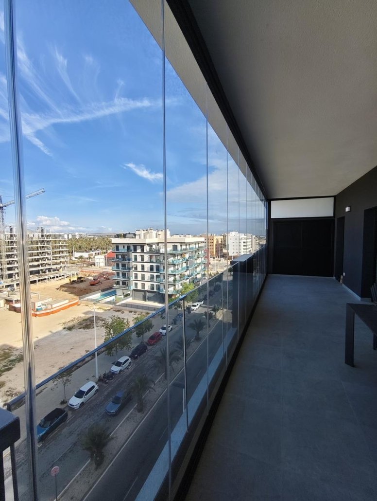 Cortinas de cristal Castellon balcon exterior