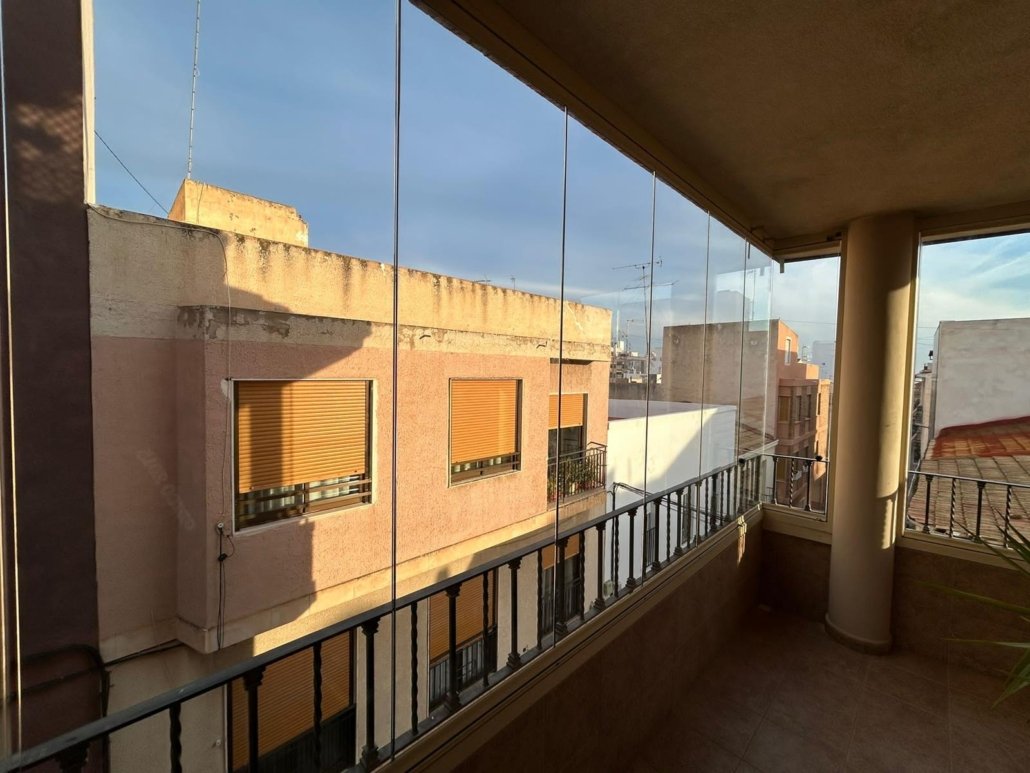 Cortinas de cristal Castellon terraza interior