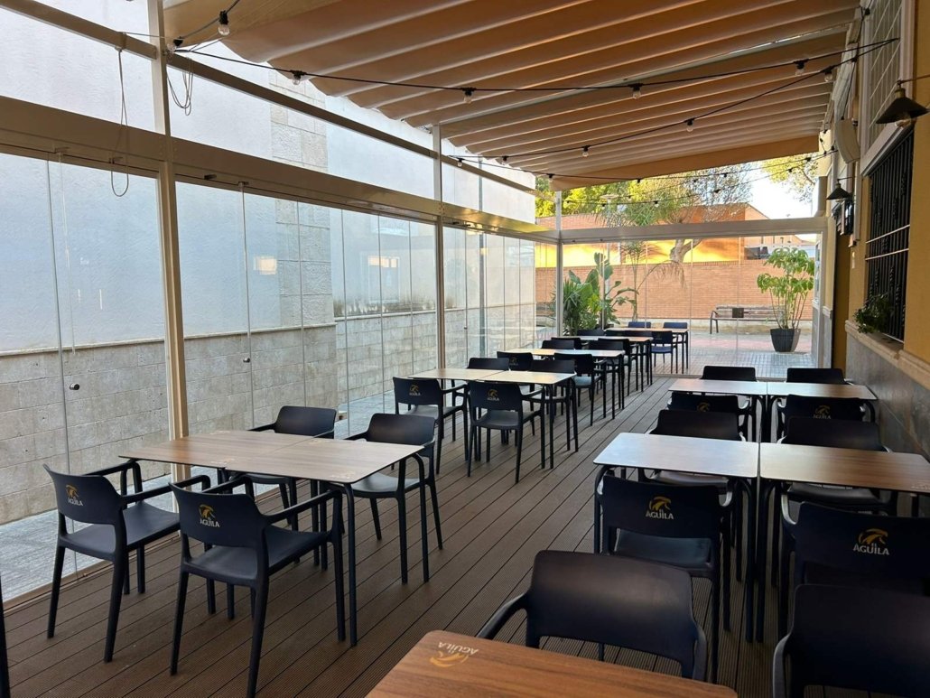 instalacion cerramiento de cristal Murcia local