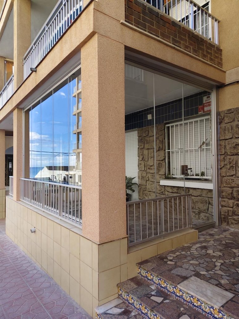 Glass curtains in Alicante 4