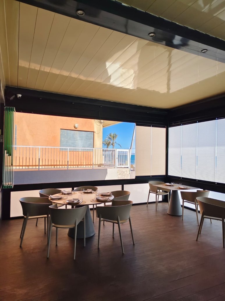 Cortinas Plisadas para Cerramientos y Cortinas de Cristal